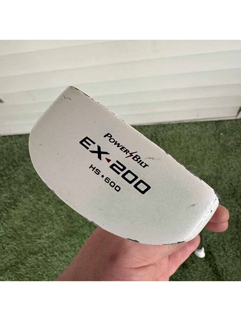 PowerBilt EX-200 Putter – White/Black – Good Used Condition 35”